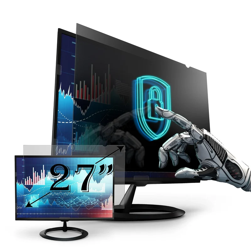 Premium Privacy Screen Filter for 27 Inches Desktop Computer Monitor with Aspect Ratio 16:9. Screen Protector Size is 23.54 inch