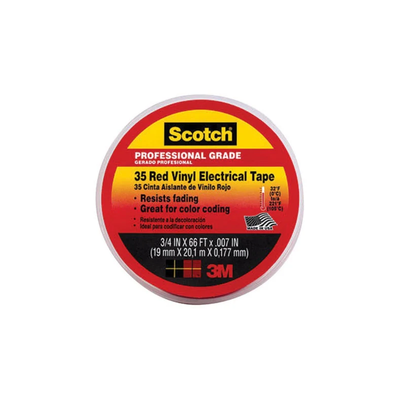 ELEC TAPE 3/4X66RED (Pack of 10)