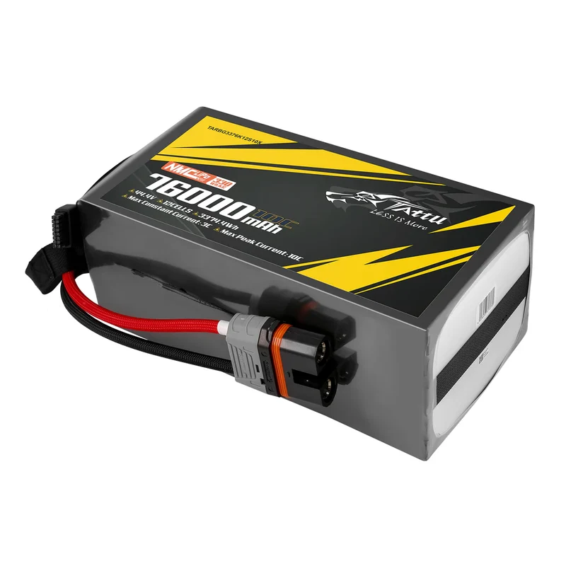 TATTU NMC Semi-Solid State 330Wh/kg 76000mAh 10C 44,4V 12S1P Lipo-Akkupack mit QS12-S-Stecker