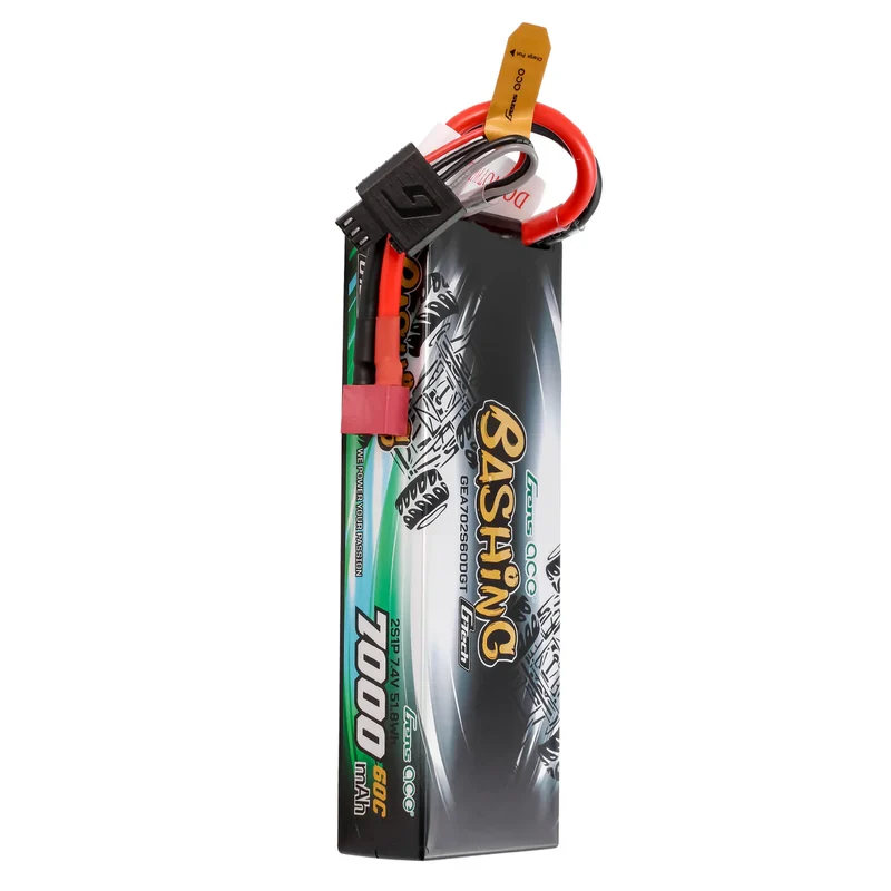 Gens Ace G-Tech 7000mAh 7,4V 60C 2S1P Lipo-Akkupack mit T-Stecker Bashing-Serie