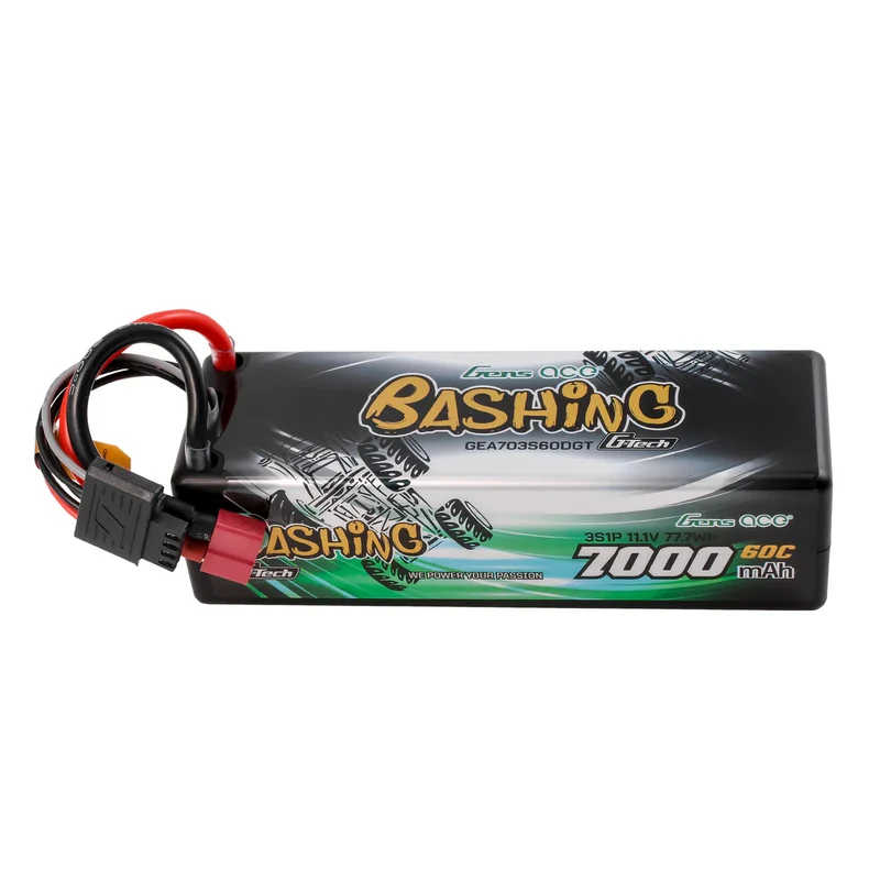 Gens Ace LiPo Akku G-Tech 7000mAh 11,1V 60C 3S1P mit T-Stecker Bashing-Serie