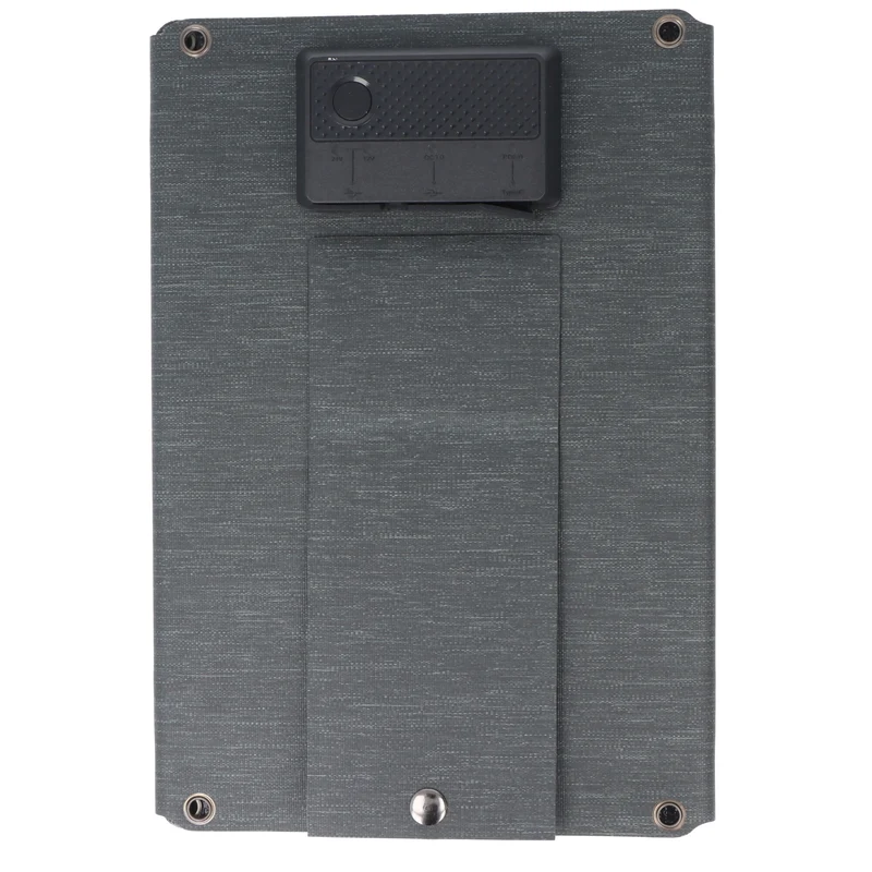 AccuCell Nordride Solarpanel, 7812 Solar Pulse, Schnelllade-Solarladegerät mit 24W, mit USB-A und USB-C-Anschlüssen, integrierter Ständer