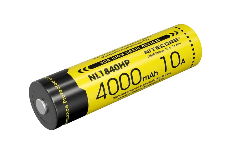 NiteCore 18650 - 3,7V - 4000mAh 10A Li-Ion-Akku NL1840HP