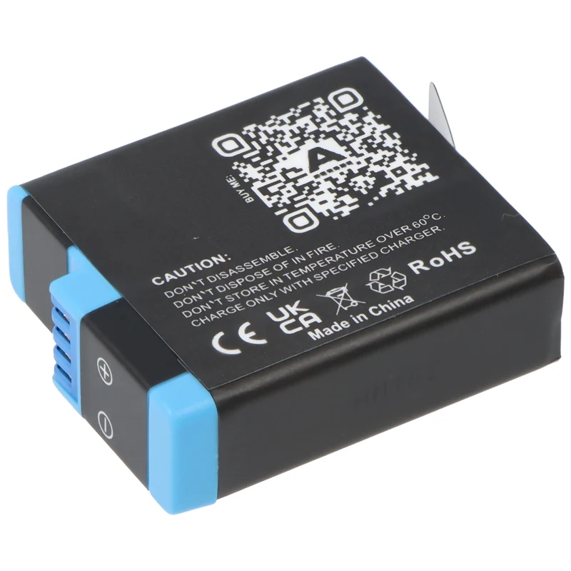 AccuCell Akku passend für GoPro Hero 8 Black und Hero 5, 6, 7