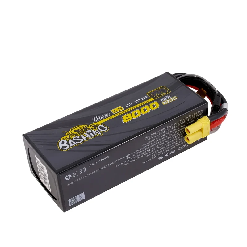 Gens Ace G-Tech 8000mAh 22,2V 100C 6S1P Lipo Akkupack mit EC5-Bashing Serie