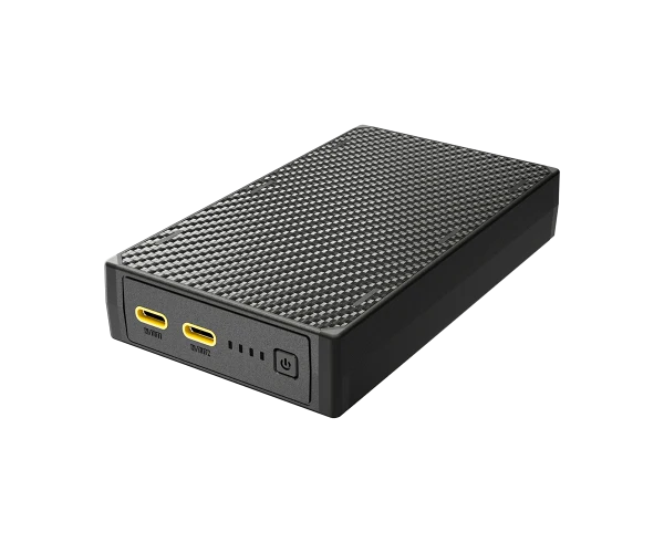 Nitecore Powerbank NB20000 GEN3, kompakte und leichte 20.000mAh Powerbank aus Kohlefaser, mit zwei USB-C-Ports