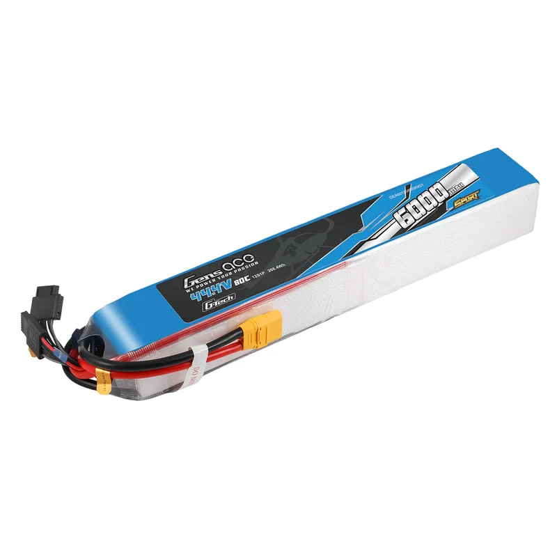 Gens Ace Sport G-Tech 6000mAh 44,4V 80C 12S1P Akkupack mit XT90 Stecker