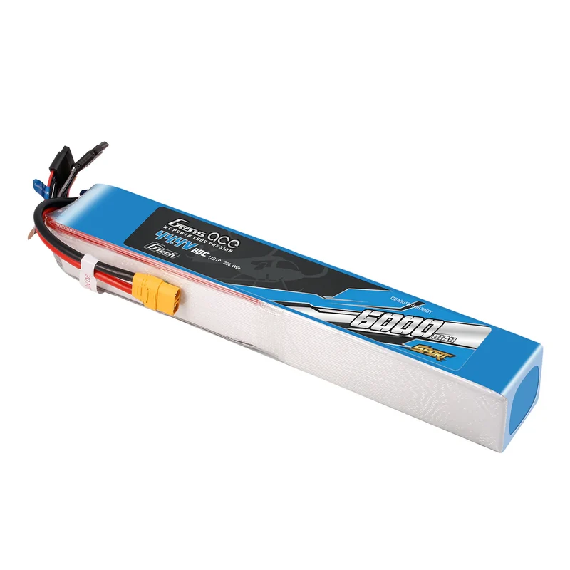 Gens Ace Sport G-Tech 6000mAh 44,4V 80C 12S1P Akkupack mit XT90 Stecker