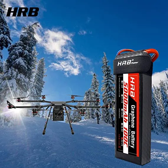 HRB 6S 5000mAh 22.2V 100C XT90 Graphene