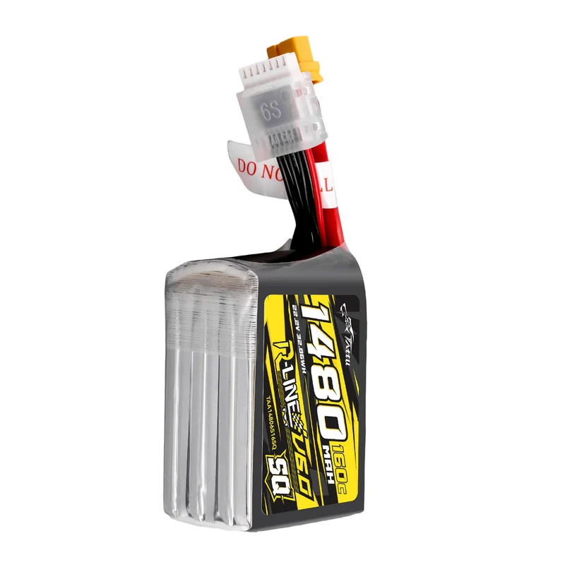 Tattu R-Line V6 1480mAh 6S 160C SQ LiPo-Akku mit XT60