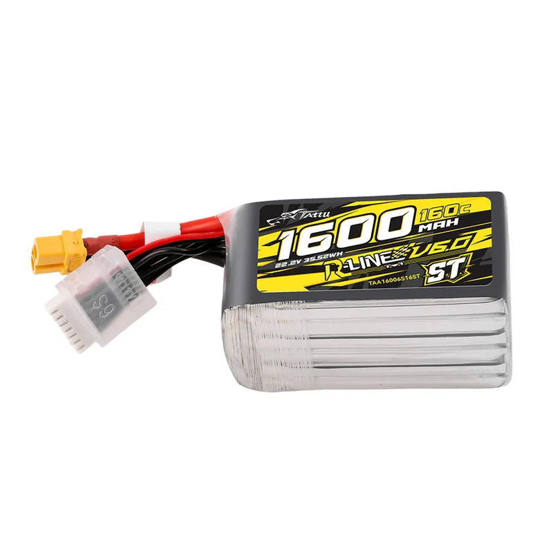 Tattu R-Line V6 1600mAh 6S 160C ST LiPo-Akku mit XT60