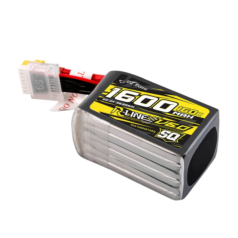 Tattu R-Line V6 1600mAh 6S 160C SQ LiPo-Akku mit XT60