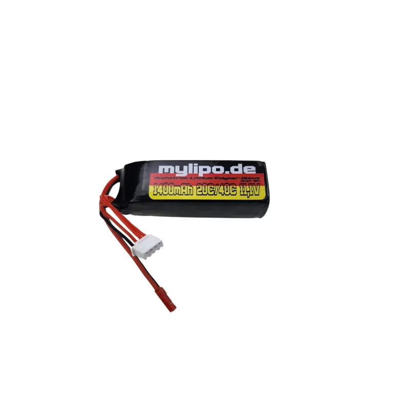 Mylipo Lipo Akku 1400mAh 11,1V 3S 20C/40C JST-Female