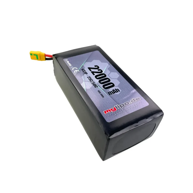 Mylipo Lipo Akku 22.000mAh 22,2V 25C MULTICOPTER XT90AB