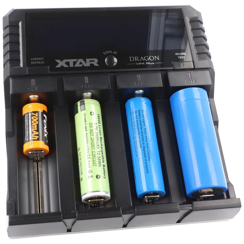Xtar Universal Schnell-Ladegerät für Li-Ion, NiMH und 3s Akkupack, Akkulänge max. 73mm