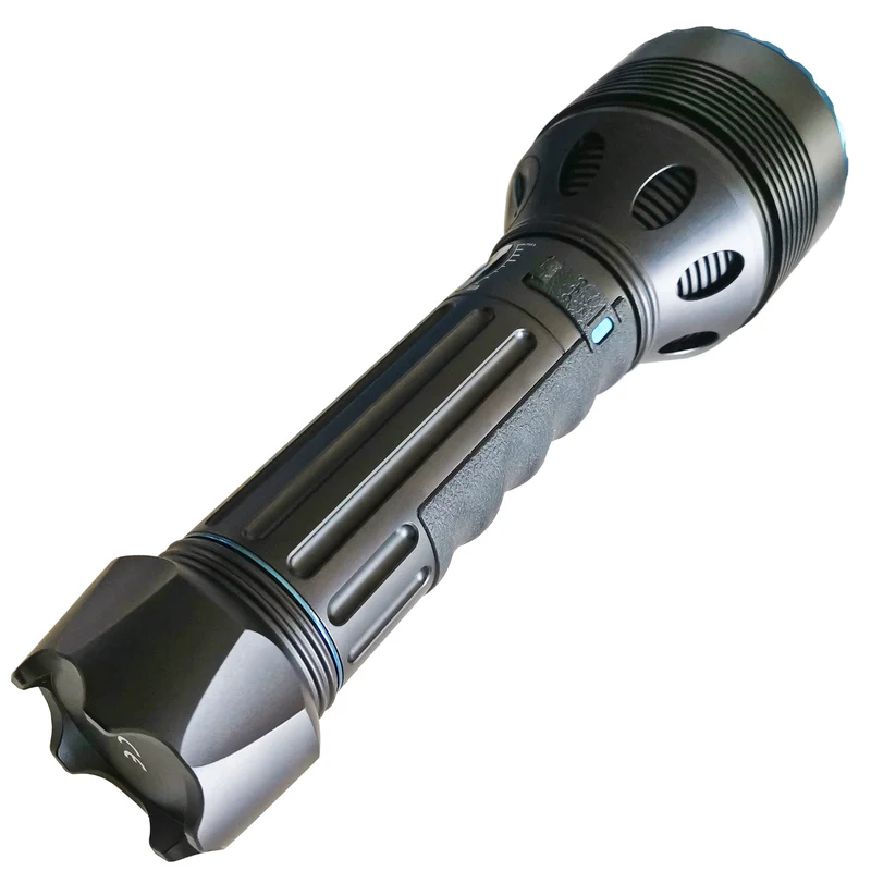 Olight X9R Marauder LED-Taschenlampe mit bis zu 25000 Lumen extra hell, inklusive Akku und Ladegerät