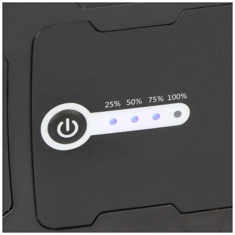 Absina Jumpstarter 1500, KFZ-Starthilfe-Powerakku mit Powerbank-Funktion und LED-Licht, ideal für PKW, Motorrad, Boot