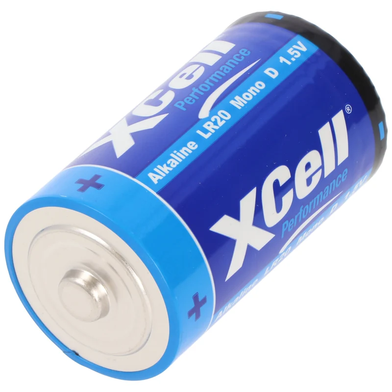 Xcell Batterie Alkaline Mono, LR20, D, 61,5x34,2mm, 2er Blister