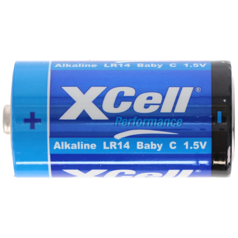 XCell Batterie Alkaline Baby, C, LR14, umweltfreundliche Verpackung, 1.5V, 2er Blister