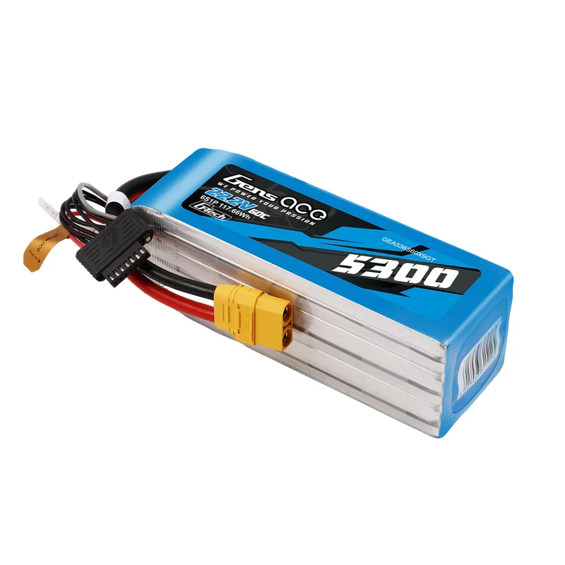 Gens Ace G-Tech 5300 mAh 22,2 V 60 C 6S1P Akkupack mit XT90-Stecker