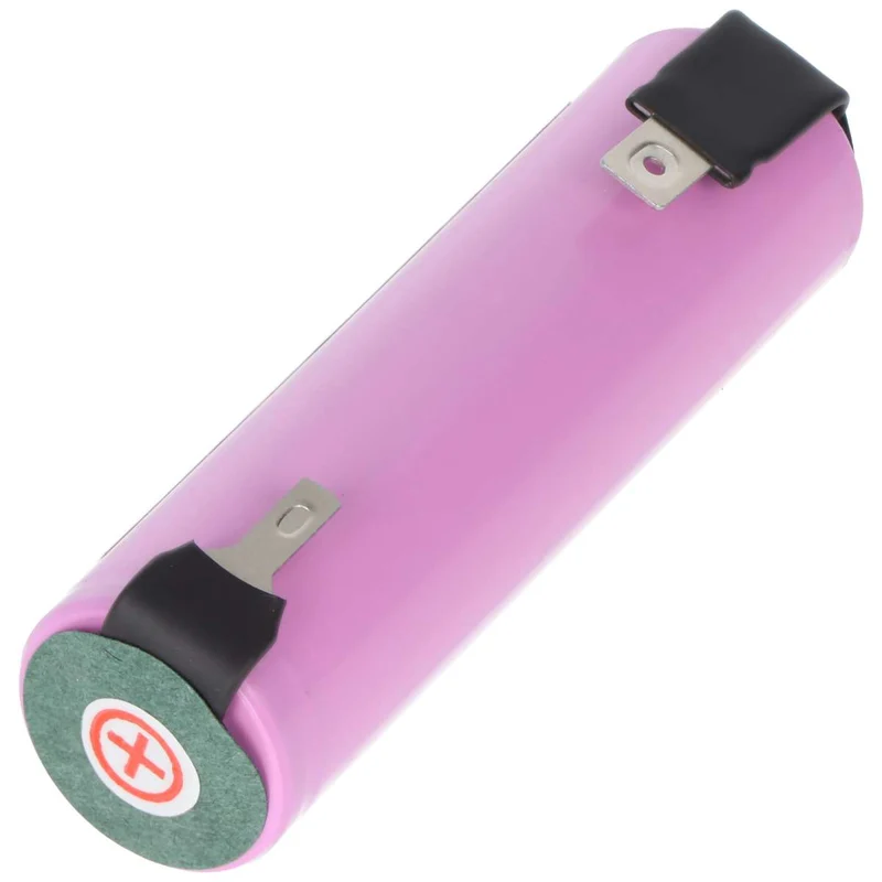 AccuCell Li-ion Akku 18650 mit Lötfahnen für Garten Akku-Werkzeuge Li-ion, 3,7V, 2600mAh, 9,6Wh