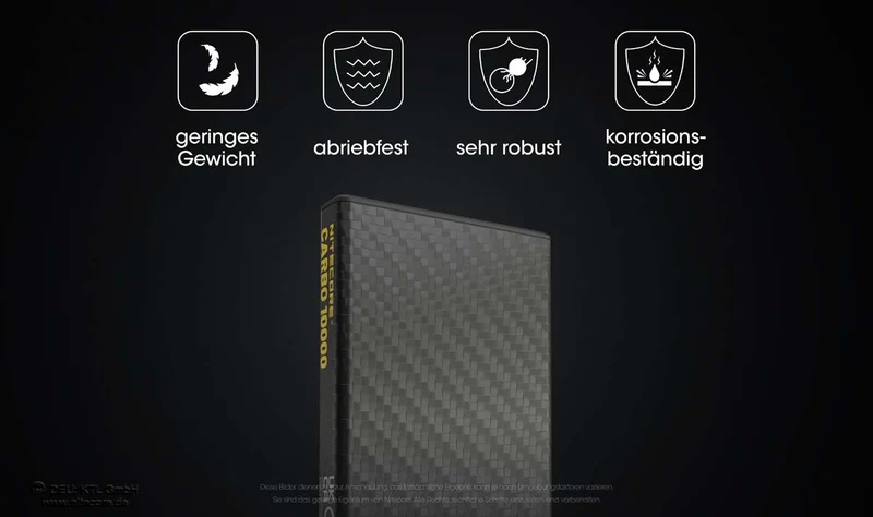 Nitecore Powerbank CARBO10000 - 10000mAh