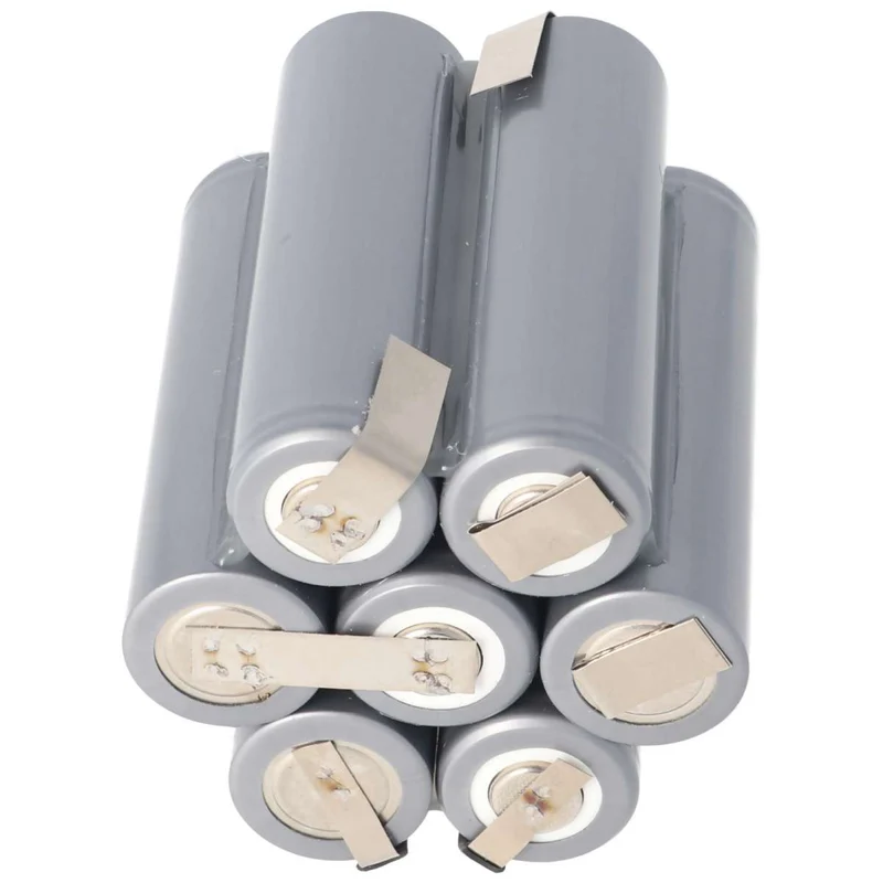 AccuCell Akkupack zum Selbsteinbau passend für Metz Blitzlicht 76-56, 7656, Mecablitz 76 MZ NiMH, Flattop 8,4V 2200mAh