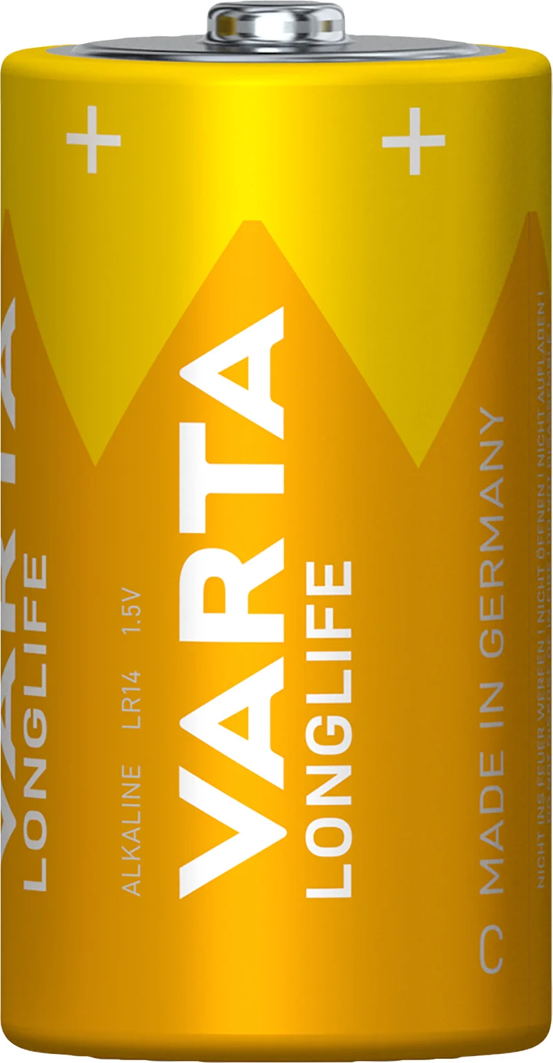 Varta Batterie Alkaline, Baby, C, LR14, 1.5V Longlife