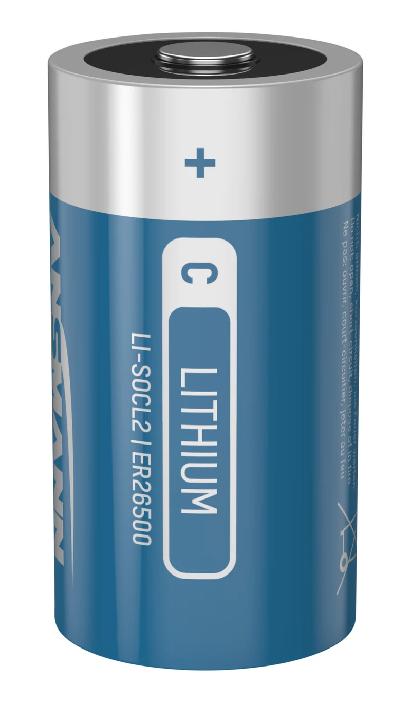 ANSMANN Lithium-Thionylchlorid Batterie ER26500 C 3,6 Volt 1523-0005