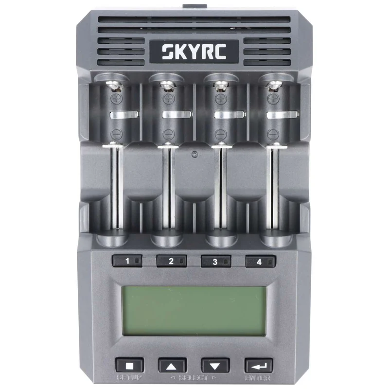 SkyRC MC3000 Universal-Ladegerät und Analyse-Gerät, für Rundzellen, mit App-Steuerung