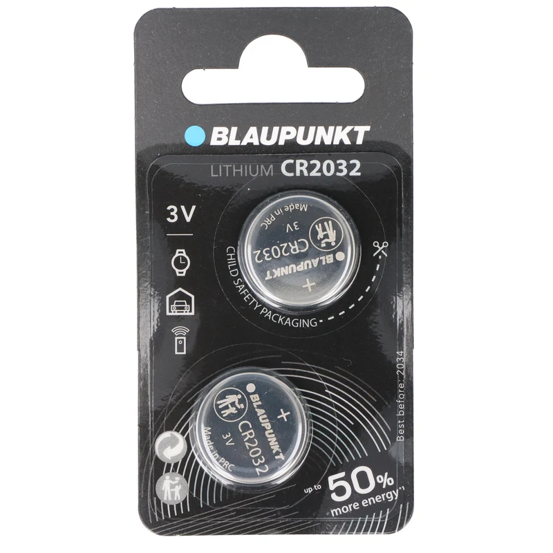 Blaupunkt CR2032 Lithium Batterie 3V 2er-Pack
