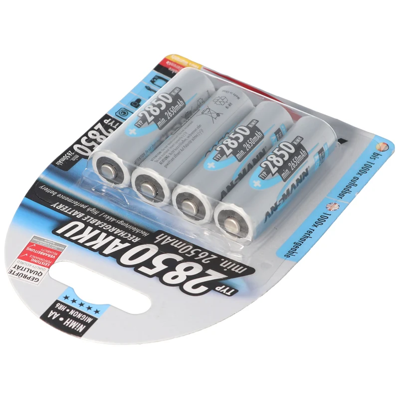 Ansmann NiMH 1,2V AA 2850mAh Photo Akku 5030862 inkluisve AccuSafe Akkubox
