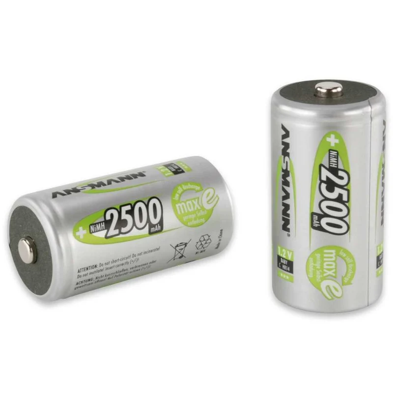 Ansmann NiMH-Akku Baby 2500mAh 2er Blister