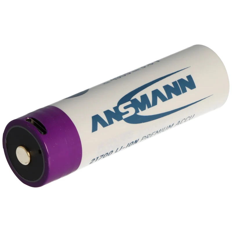 Ansmann 21700 Li-Ion Akku mit USB-C Ladebuchse, 3,6V 5000mAh, mit Schutzschaltung