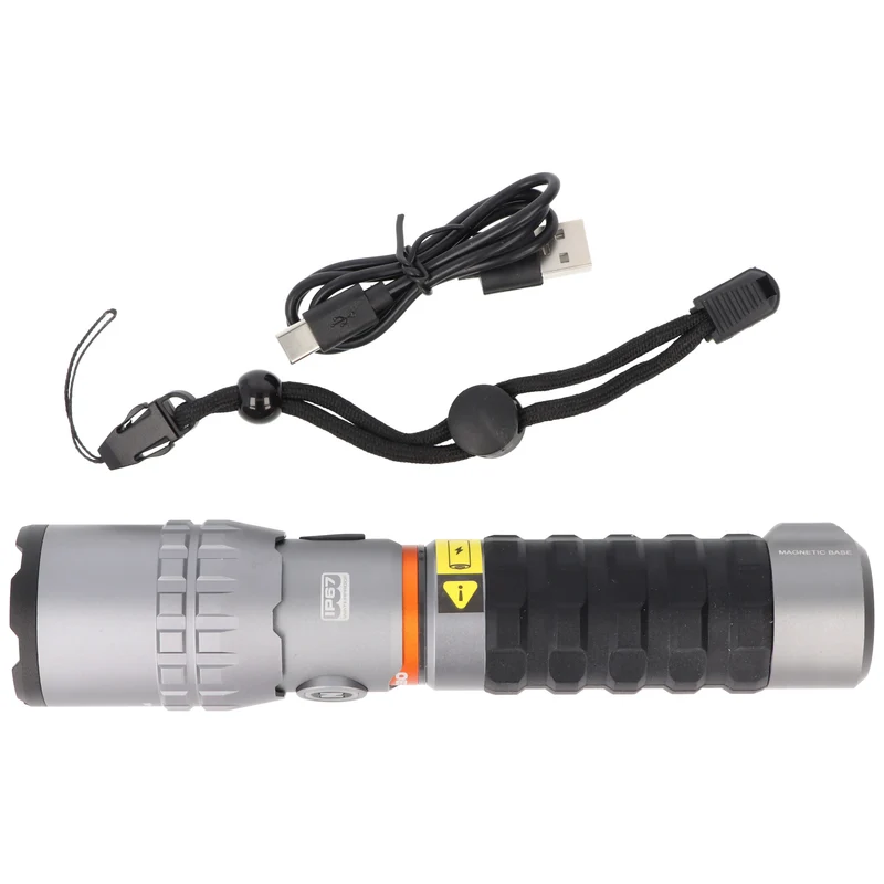 NEBO LED Taschenlampe SLYDE KING 2K mit bis zu 2000lm und 409m Leuchtweite integrierter Li-ion 18650 Akku 3,7V 2200mAh