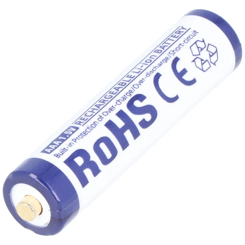 XTAR AAA Micro LR03, Li-Ion Akku, 1,5V, 1000mAh, 1620mWh, Aufladbar mit LED-Indikator, mit Aufbewahrungsbox (4 St.)
