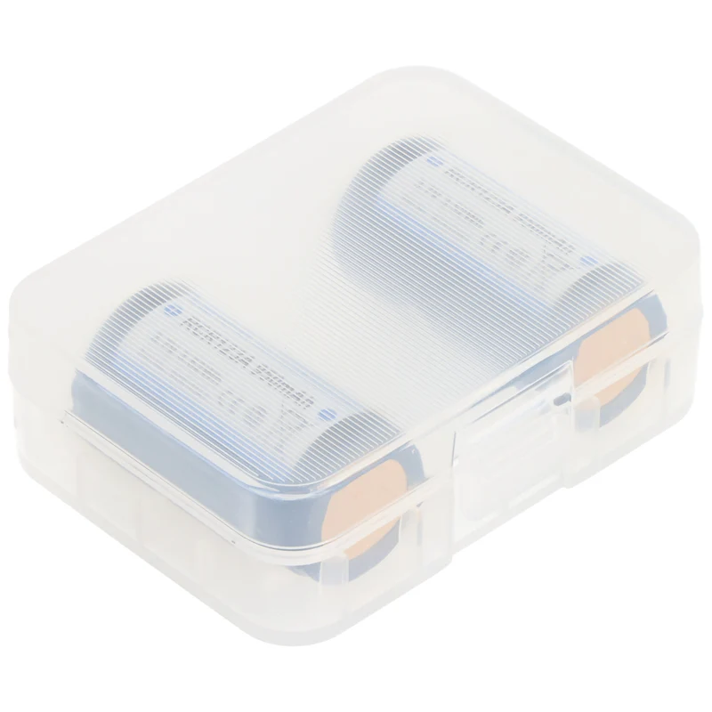 KEEPPOWER Protected 16340, Aufladbar, Li-Ion Akku, 3,7V, 950mAh, 3,52Wh, mit Aufbewahrungsbox (2 St.)