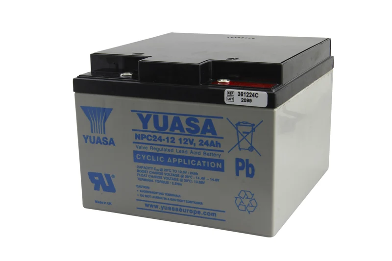 Yuasa Blei Glasfaservlies Akku NPC24-12 12.0V 24.0Ah