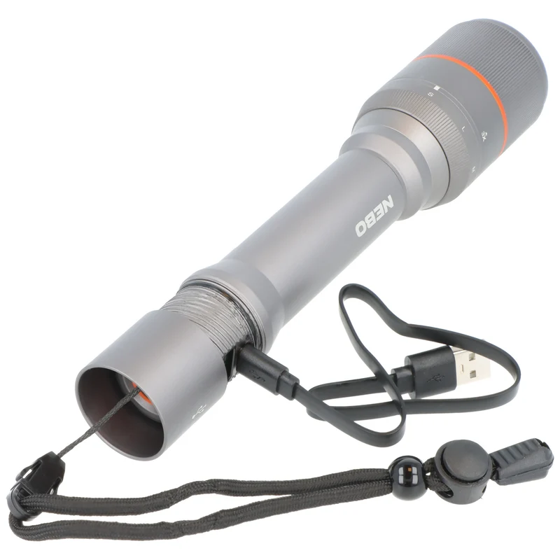 NEBO LED Taschenlampe Davinci 3500 mit bis zu 3.500 Lumen und 131 Meter, mit 21700 Li-Ion Akku