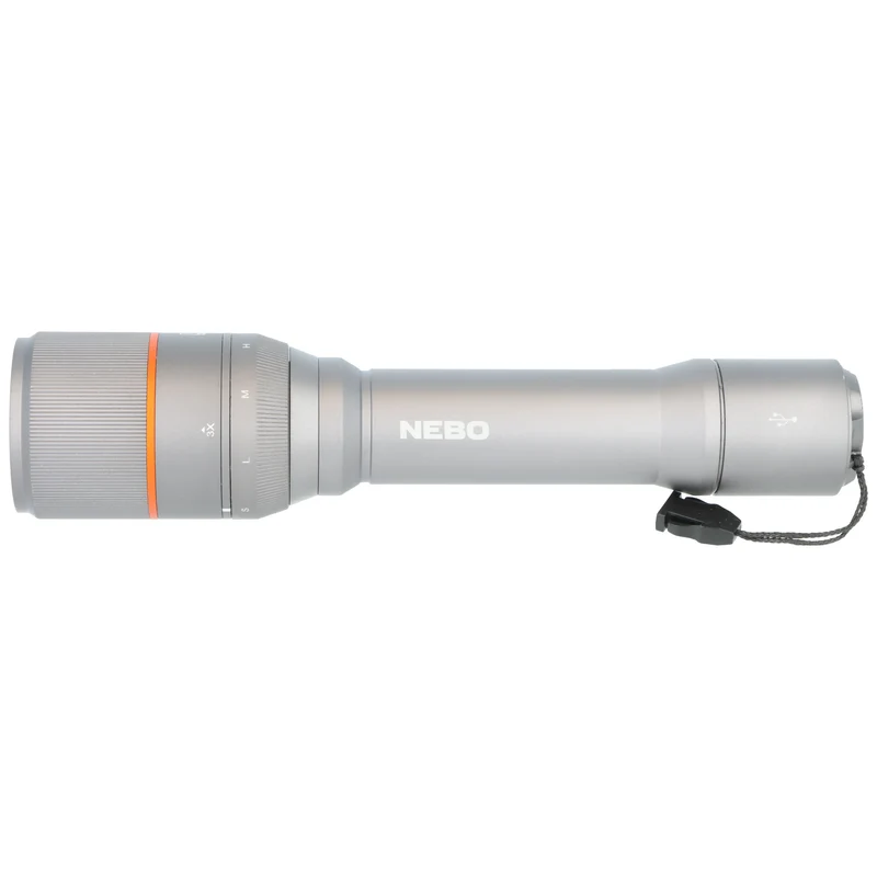 NEBO LED Taschenlampe Davinci 3500 mit bis zu 3.500 Lumen und 131 Meter, mit 21700 Li-Ion Akku