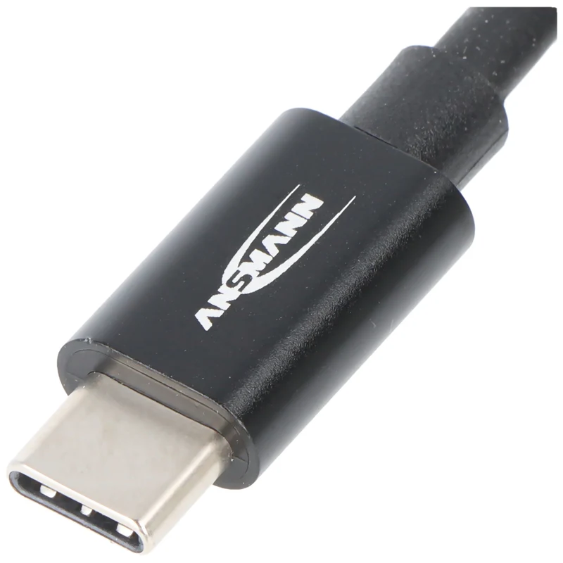Ansmann USB Typ-C auf Typ-C Daten- und Ladekabel, 120cm