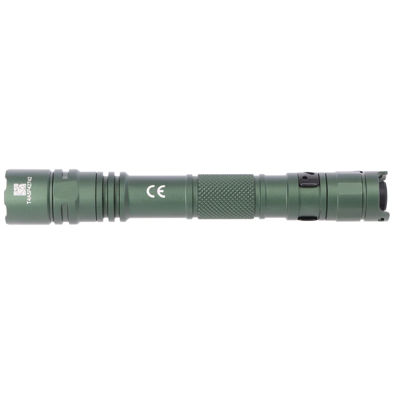 AceBeam TAC 2AA LED-Taschenlampe mit max. 1.400 Lumen und is zu 304 Meter, grün, mit Akku