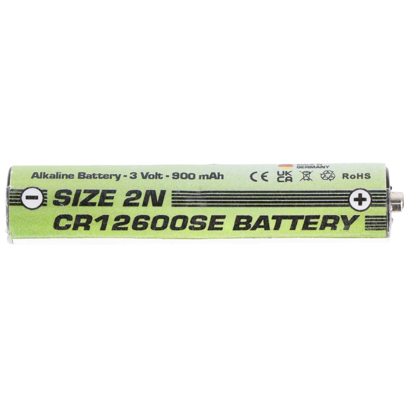 AccuCell Ersatzbatterie passend für Sanyo Batterie CR12600SE Size 2N, FDK CR12600SE 3 Volt 900mAh Alkaline
