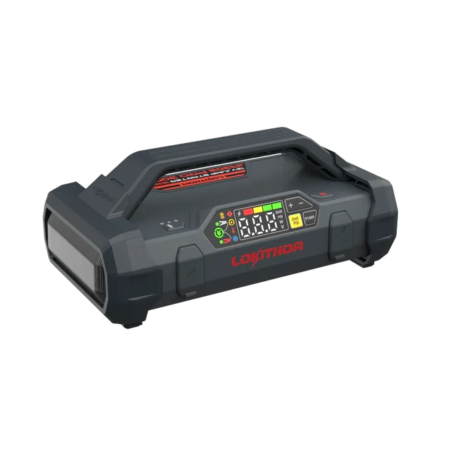 Lokithor JA302 PRO Starthilfe | 150PSI Luftpumpe | 12V 3000A