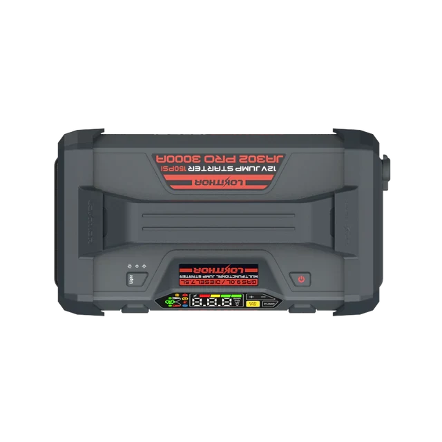 Lokithor JA302 PRO Starthilfe | 150PSI Luftpumpe | 12V 3000A