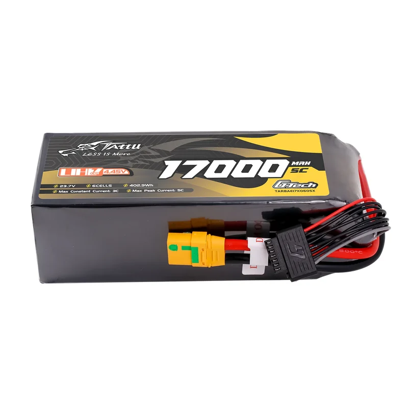 Tattu G-Tech Ultrahochspannung 17000mAh 5C 23,7V 6S1P XT90S-F Lipo-Akku