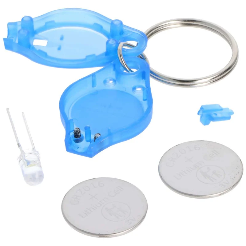 AccuCell LED-Taschenlampe Mini mit weißer LED, mit Schlüsselanhäger