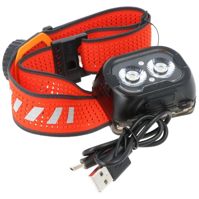 Fenix HL18R-T V2.0 LED Stirnlampe, drei Lichtquellen, max. 800 Lumen, Slide Lock Switch, schwarz