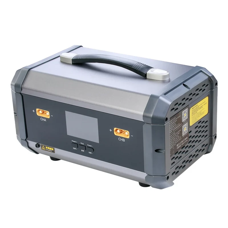 Tattu 7200W PRO Dual Smart Charger 120A/9000W für 12S-14S Smart Battery