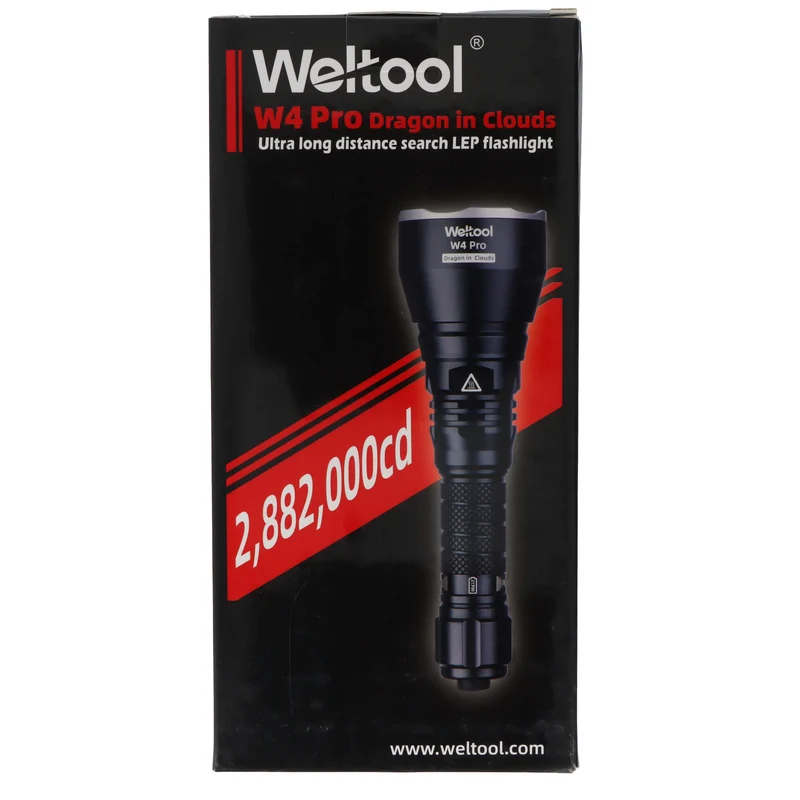 Weltool W4 Pro TAC LEP-Laserlampe, taktische Version, 568 Lumen, Reichweite bis zu 3.395 Metern, inkl. 21700 Li-Ion Akku